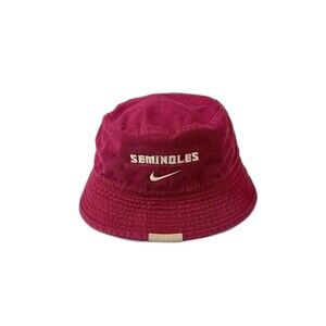 Nike FSU Florida state Seminoles reversible bucket hat cap large